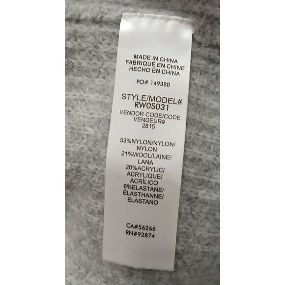 Splendid womens xl soft wool elastane cowl neck slouchy sweater lavender gray - Picture 7 of 8